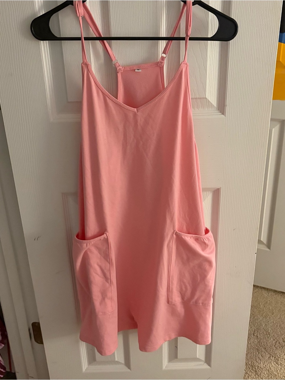 Women’s Pink Sleeveless Pocket Jumper